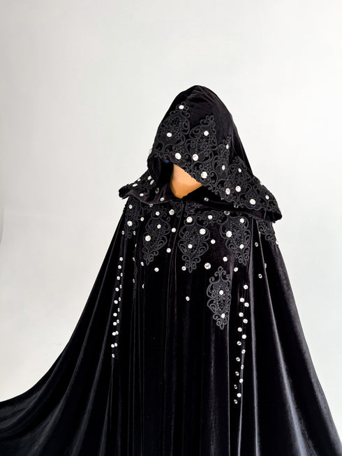 Cape with rhinestones